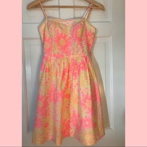 Pink and Yellow Lilly Pulitzer Dress